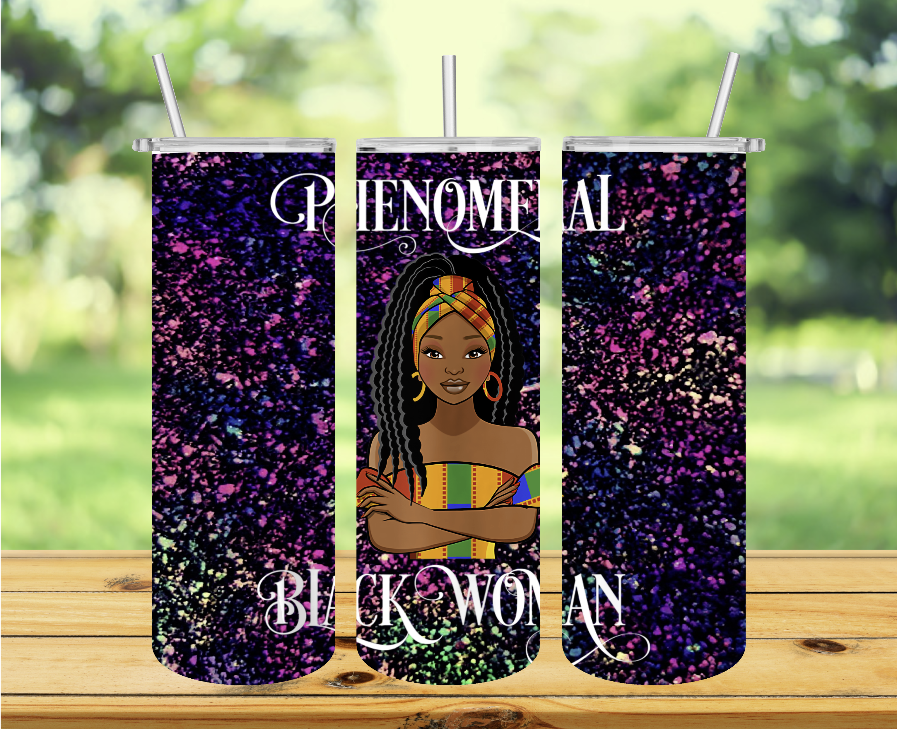 Afro Woman In Four Leaf Clovers Tumbler, Patrick Personalized Stainless  Steel Tumbler, Blacks Queens Tumbler, Gift For African American in 2023